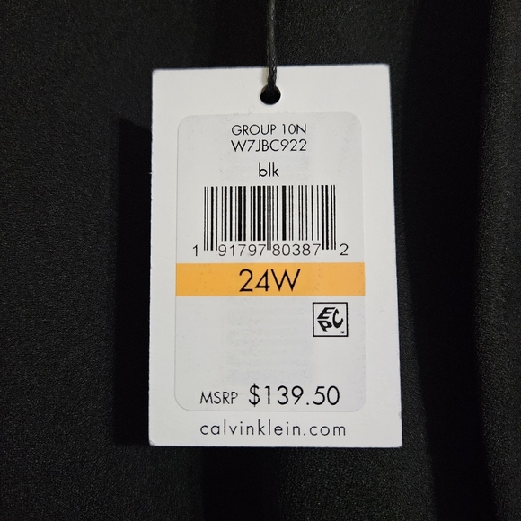 Calvin Klein Cape Sleeve Sheath Dress NWT! - Picture 6 of 7